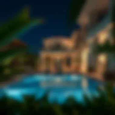 Luxurious villa with a private pool in the heart of Dubai's elite district.