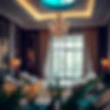 Luxurious villa interior showcasing elegant design