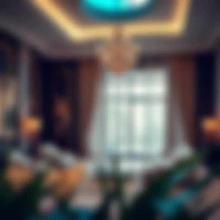 Elegant Interior of a Premier Villa Luxurious villa interior showcasing elegant design