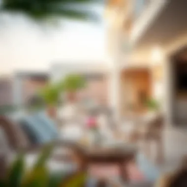 Outdoor Living Spaces in Dubai's Vacation Homes Relaxing outdoor area of a vacation home
