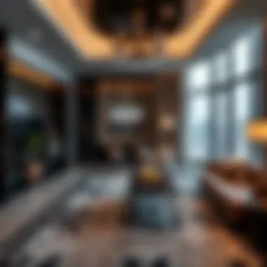 Interiors of a Luxurious Suite at Fairmont Luxurious suite interior at Fairmont Sheikh Zayed Road