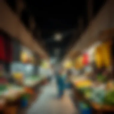 Local Market Vibrance in الحمرانية RAK Vibrant local market scene in الحمرانية RAK