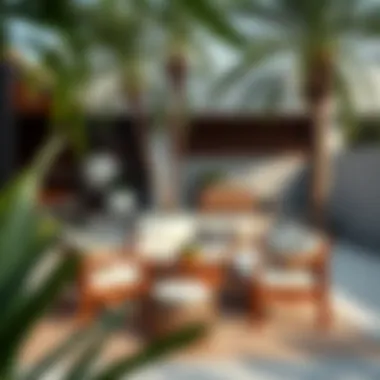 Outdoor furniture collection for Dubai homes
