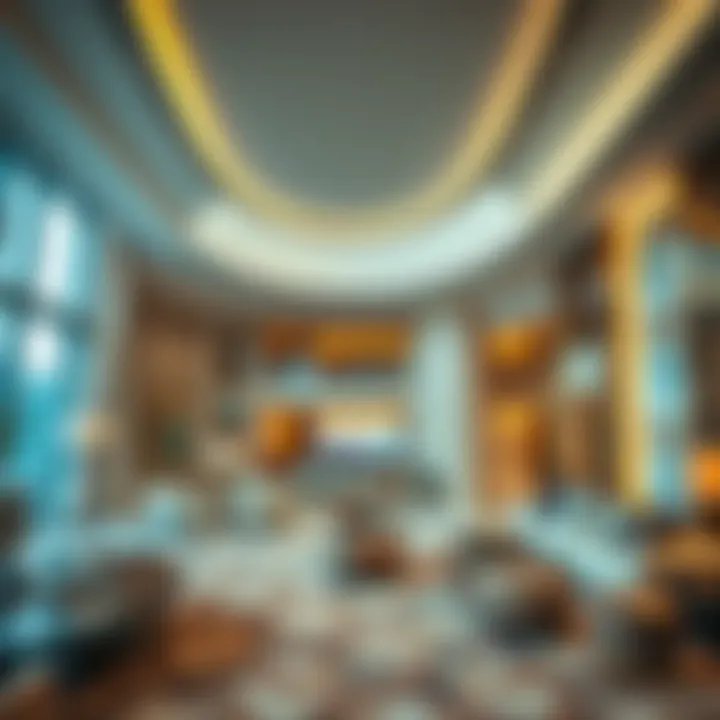 Elegance Redefined: Interiors of Jeel Tower Luxurious interiors of Jeel Tower emphasizing modern amenities