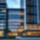 Modern office exterior in JLT