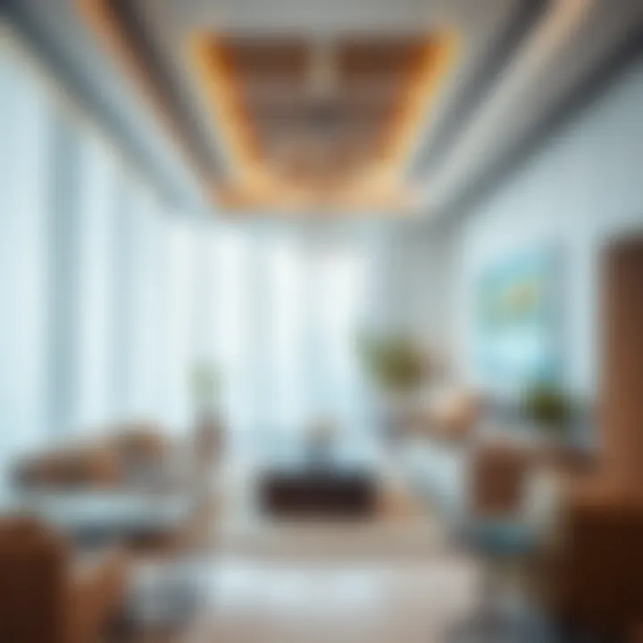 Interior of a stylish JLT office space