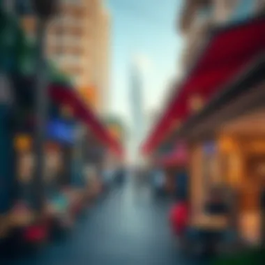 Dynamic Lifestyle Offerings at Marina Bay Vibrant lifestyle scene at Marina Bay with cafes and shops