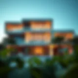 Elegant exterior view of MBL Residence showcasing modern architecture