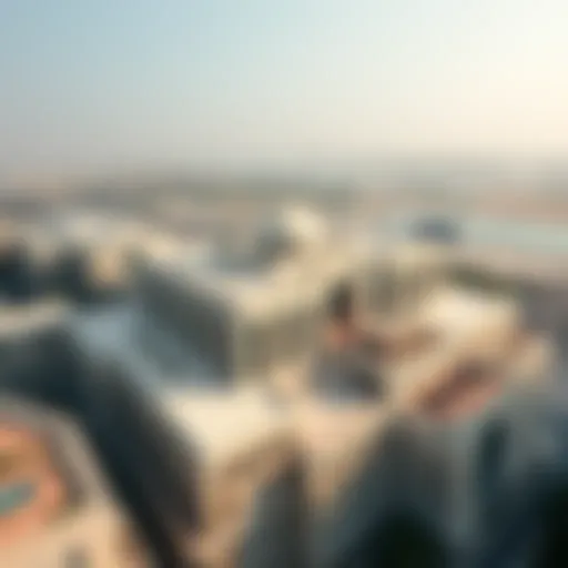 Aerial view of منار مول showcasing its architectural design