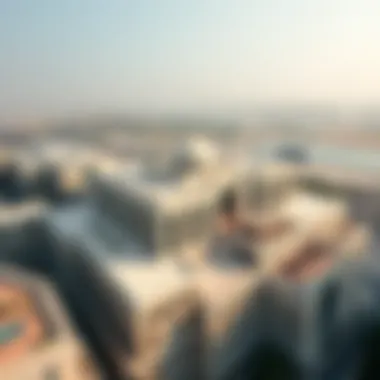 Architectural Marvel of منار مول Aerial view of منار مول showcasing its architectural design