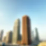 A stunning view of Deira's skyline showcasing modern architecture