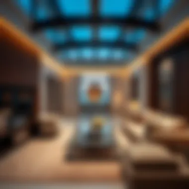 Luxurious living room interior of Nikki Beach Villa featuring elegant furnishings