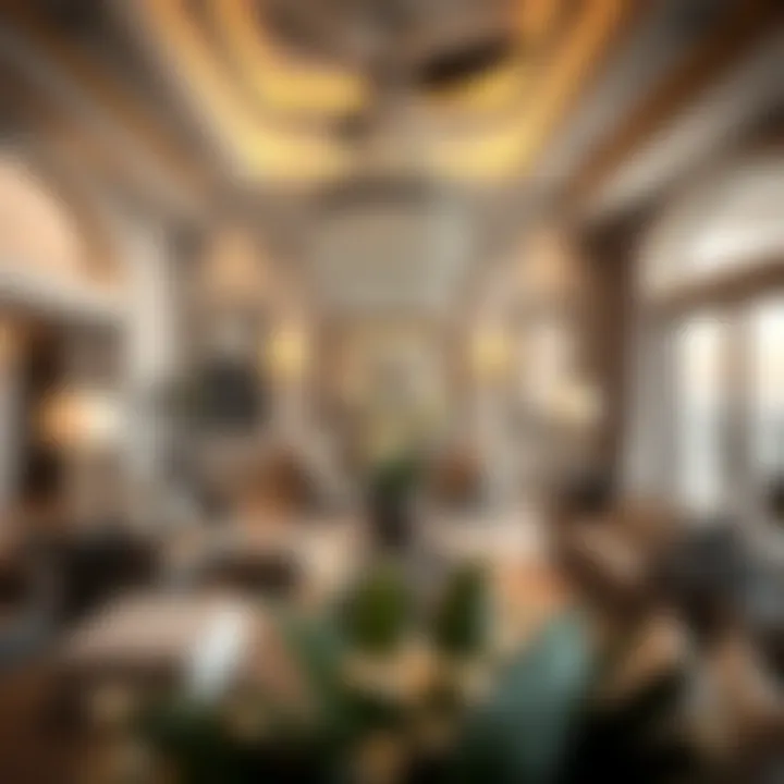 Opulent Interiors of Oasis Villas Luxurious interiors showcasing opulence