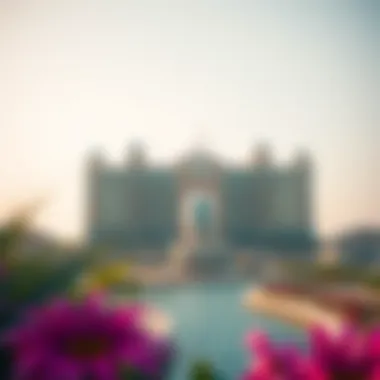 Iconic attractions on Palm Jumeirah, including Atlantis, The Palm