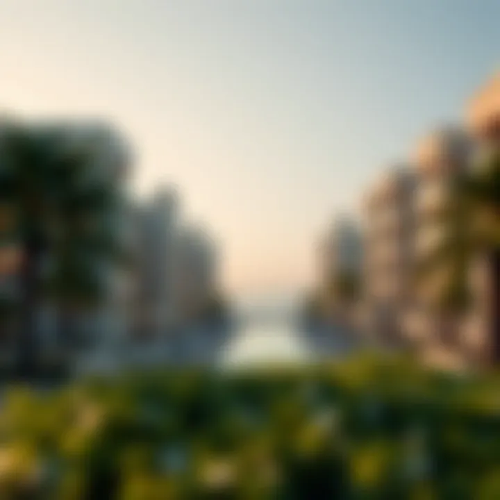 Luxurious Beachfront Properties Luxurious beachfront properties along Palm Jumeirah's coast