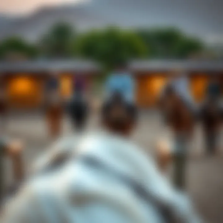 Equestrian Lifestyle in Dubai Ranch Equestrian lifestyle featuring horseback riding in Dubai ranch