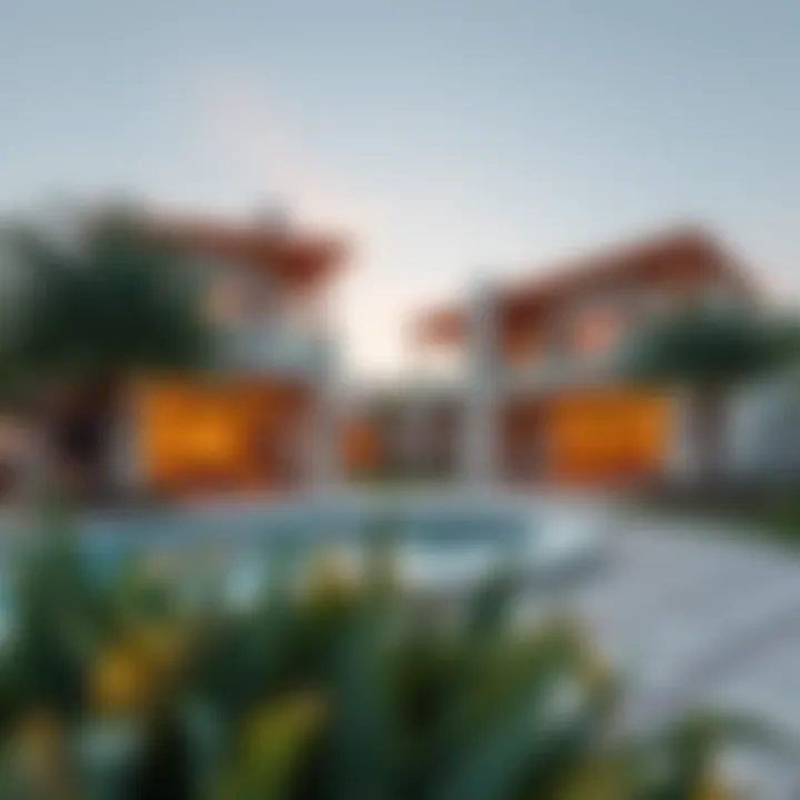 Luxurious Ranch Property in Dubai Luxurious ranch property in Dubai showcasing modern architecture