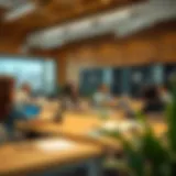 Learning Environment for Real Estate Professionals A classroom setting with students engaged in learning about real estate brokerage.