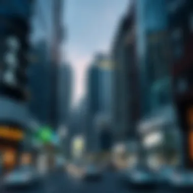 Commercial Real Estate Opportunities Business district emphasizing commercial real estate
