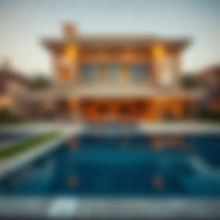 Luxury villa in a prestigious Dubai neighborhood