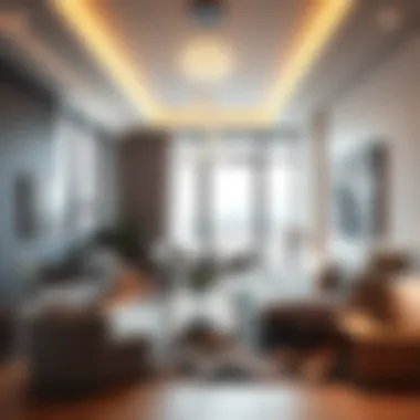 Modern Dubai Apartment Interior Cozy interior of a modern Dubai apartment