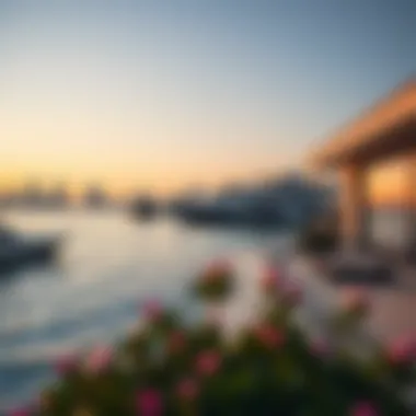 Waterfront Property in Dubai Scenic view of a waterfront property in Dubai