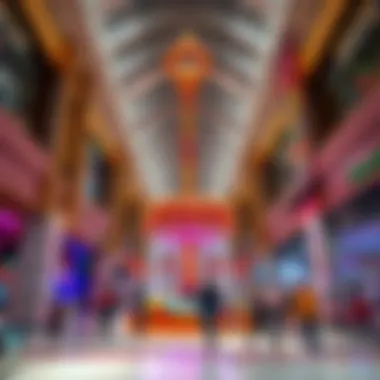 Family-friendly entertainment zone filled with attractions at Mazyad Mall