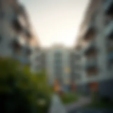 Multifamily Building in Al Quoz Exterior view of a multifamily building in Al Quoz