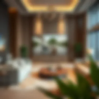 Luxurious Living Room Design Luxurious living room in Jumeirah Village Circle