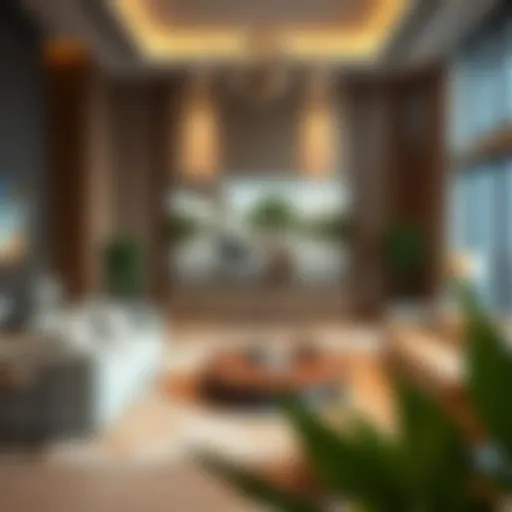 Luxurious Living Room Design Luxurious living room in Jumeirah Village Circle