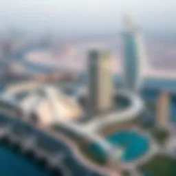 Aerial view of سكاي فيو showcasing its architectural brilliance