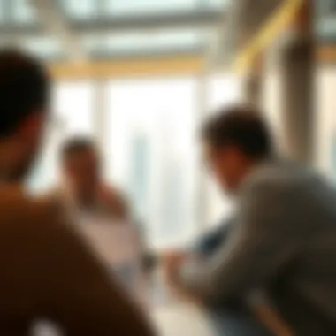 Investor Insights into سكاي فيو Investors reviewing market trends with سكاي فيو in focus