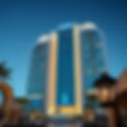Stunning architectural view of the Celestia Building in Dubai