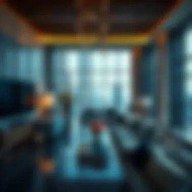 Interior design showcasing luxury living spaces in Celestia