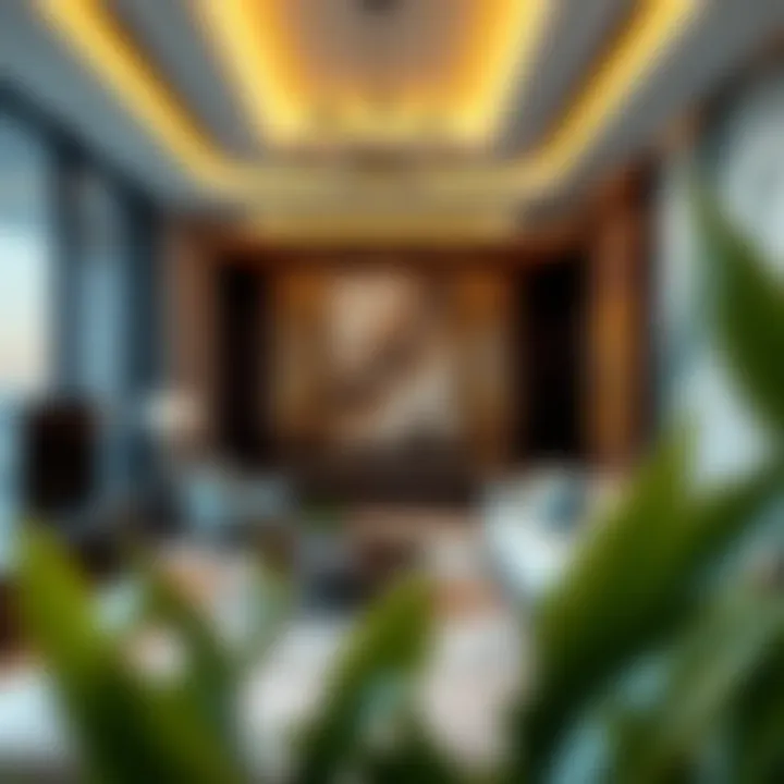 Luxurious interior design showcasing modern elegance