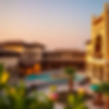 Architectural Marvels of Cultural Village A stunning view of the Cultural Village showcasing its unique architecture