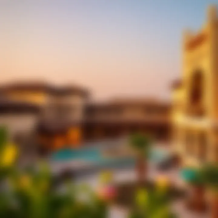 Architectural Marvels of Cultural Village A stunning view of the Cultural Village showcasing its unique architecture