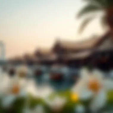 The Scenic Waterfront of Cultural Village A scenic waterfront area attracting tourists and locals alike