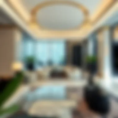 Elegance in the Lobby of Dorchester Collection Luxurious lobby showcasing opulent design and decor