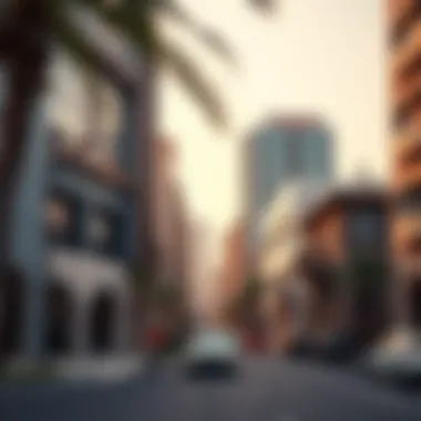 Diverse Neighborhoods of Dubai Illustration of diverse neighborhoods in Dubai