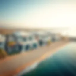 Aerial view of روتانا بيتش showcasing beachfront properties