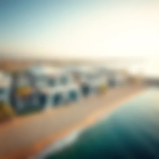 Aerial view of روتانا بيتش showcasing beachfront properties