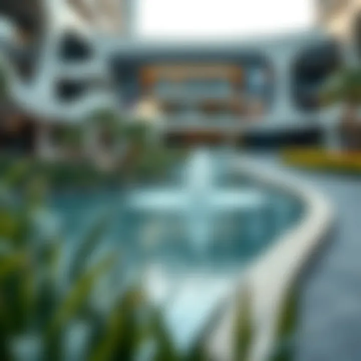 Innovative Architectural Features of the Jogging Pond Architectural design elements of the jogging pond area