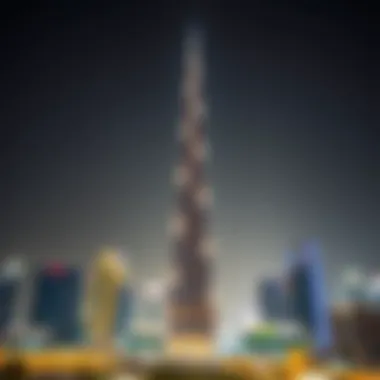 Burj Khalifa: A Marvel of Architectural Brilliance The iconic Burj Khalifa soaring above the skyline of Dubai
