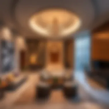 Luxurious interior design of The S Tower