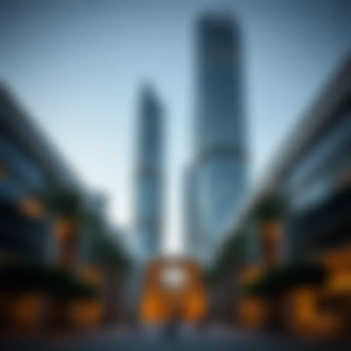 Stunning architectural view of The S Tower