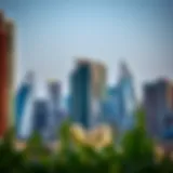 Stunning skyline view of Tila Jumeirah showcasing modern architecture.