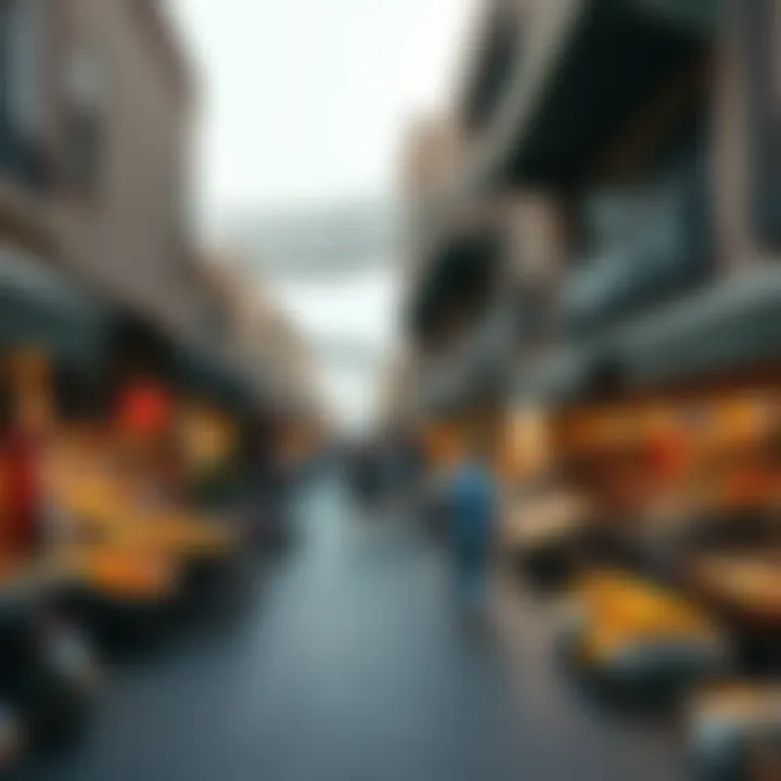 Vibrant market scene in Bahrain