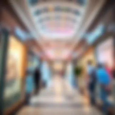 Vibrant Shopping Experience Inside Wadi Mall Interior shot of Wadi Mall highlighting shopping areas