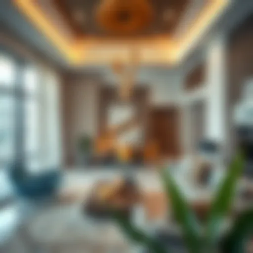 Luxurious family apartment interior in Dubai